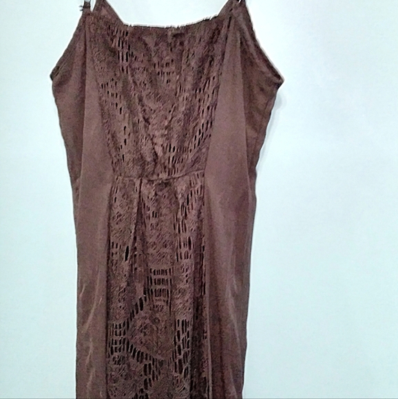 Hot Topic Midnight Hour Crochet Skull Maxi Dress - Picture 9 of 11